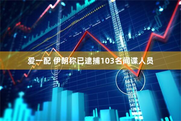 爱一配 伊朗称已逮捕103名间谍人员